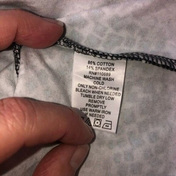 Women with Control Dress Size Large Snake Print Cotton Stretch Short Sleeves - Picture 8 of 8